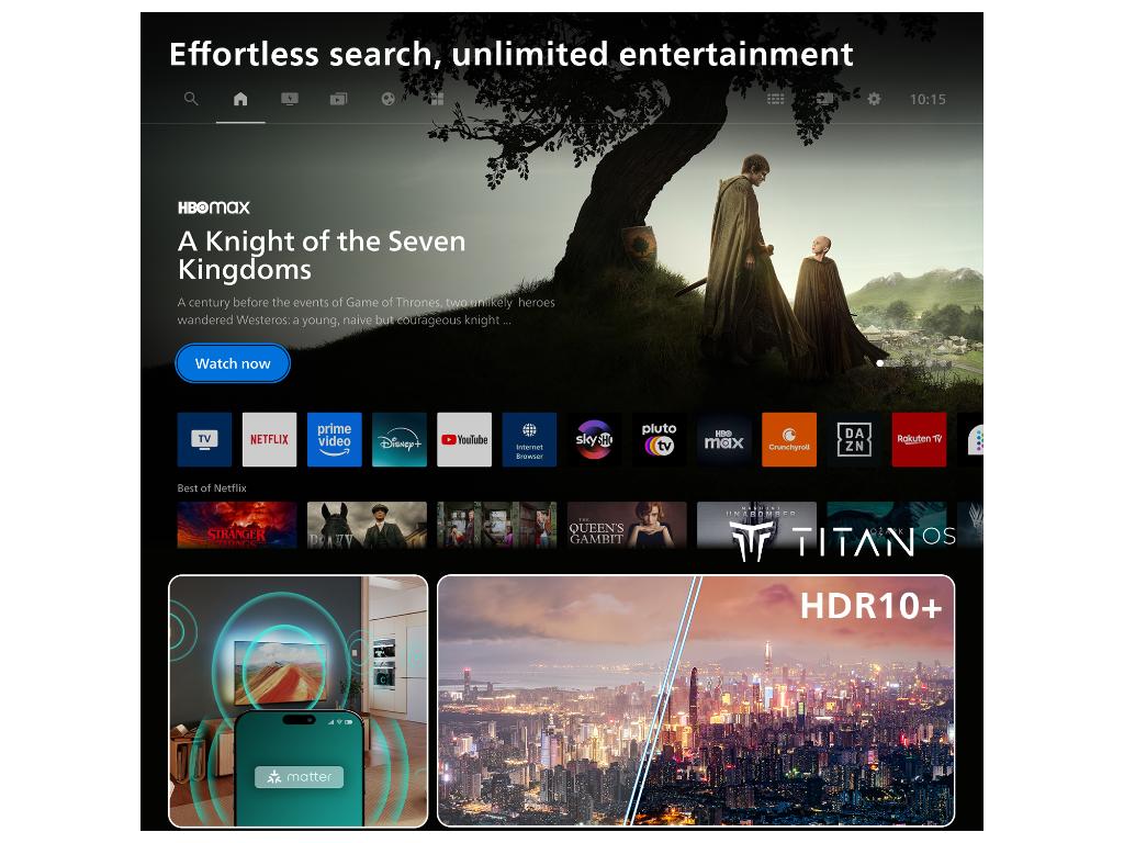 Philips 55''PUS7001 4K Titanzvuk 20W; HDMI 2.1;panel 60HZ; Pixel Precise Ultra HD