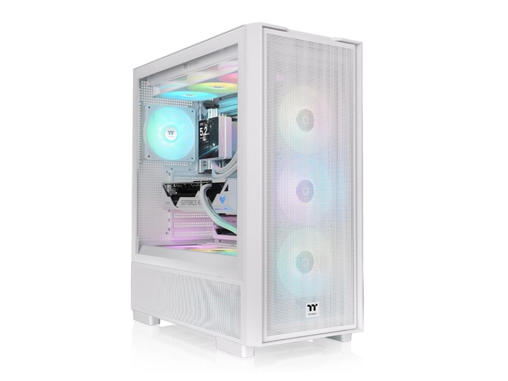 Thermaltake S380 TG ARGB SnowMid Tower, tempered glass4xARGB fans, VGA: 400mm