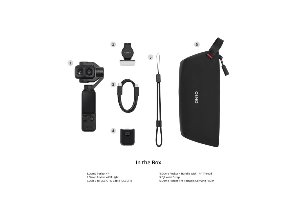 Osmo Pocket 4P Standard Combo