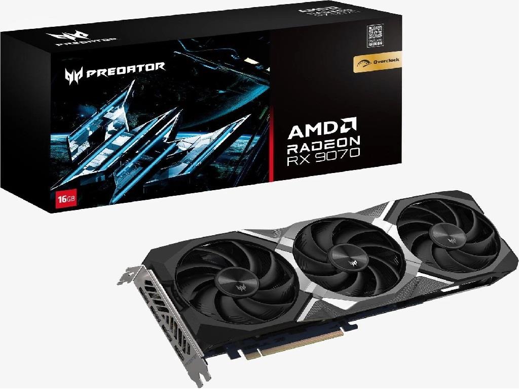 ACER VGA PB RX9070 16G OCPredator BiFrost,16GB GDDR6,HDMI,3xDP