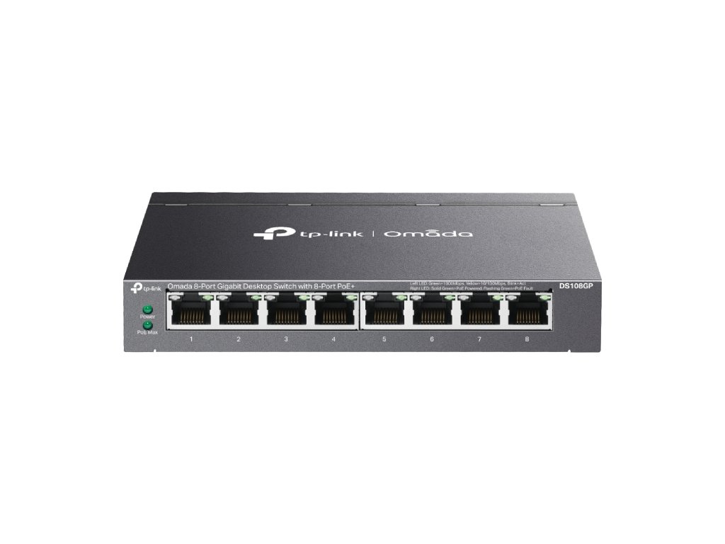TP-Link DS108GP Omada 8-PortGigabit Desktop Switch