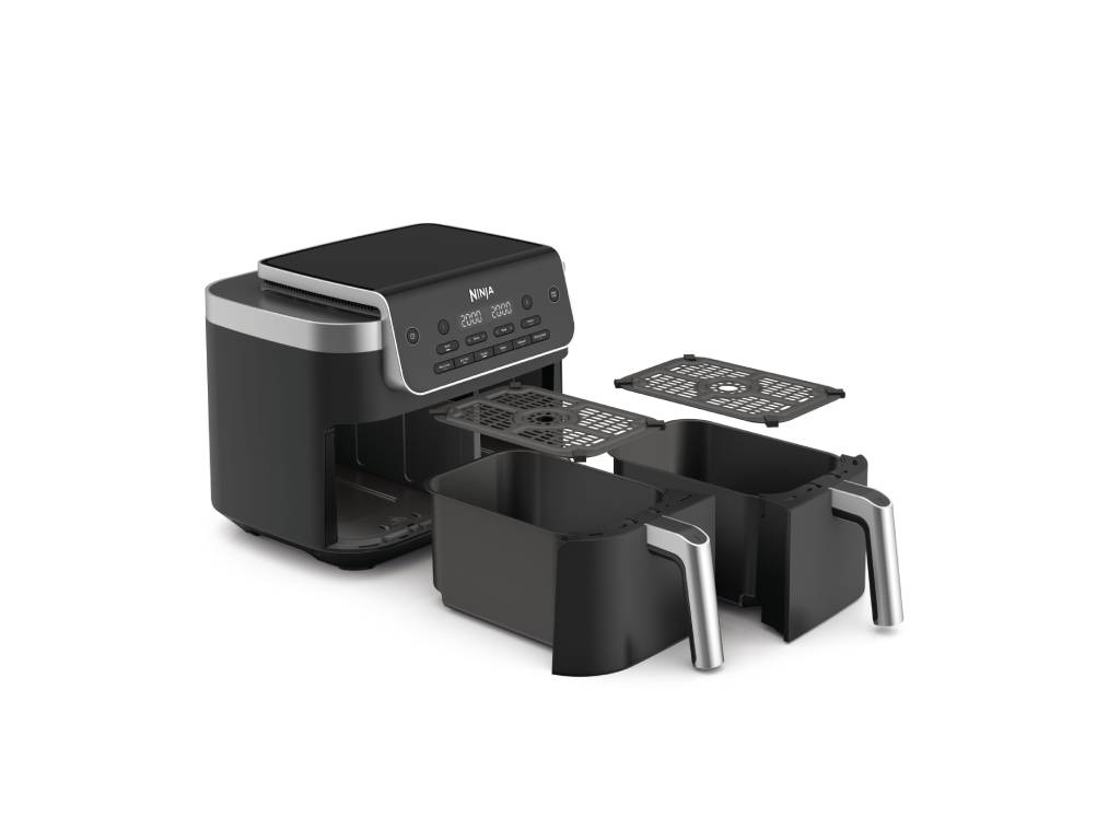 Ninja DUalZone 7,6l fritezaDO 75% manje masti,dvije ladice,6 programa