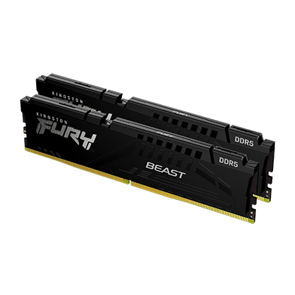 Kingston 16GB 5600MHz DDR5Fury Beast (2x8GB)CL40, XMP 3.0 Ready