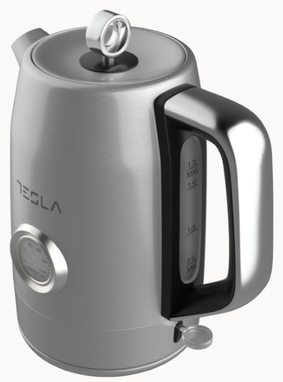 TESLA Kuhalo za vodu KT500X2200 W; 1,7 lit; INOX materijal; Integrirani termometar, sigurnost..