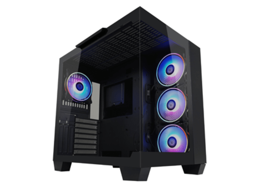 LC-Power Case Gaming 809BE-ATX, ATX, Micro ATX, MiniITX4x 120mm ARGB fans, tempered glass