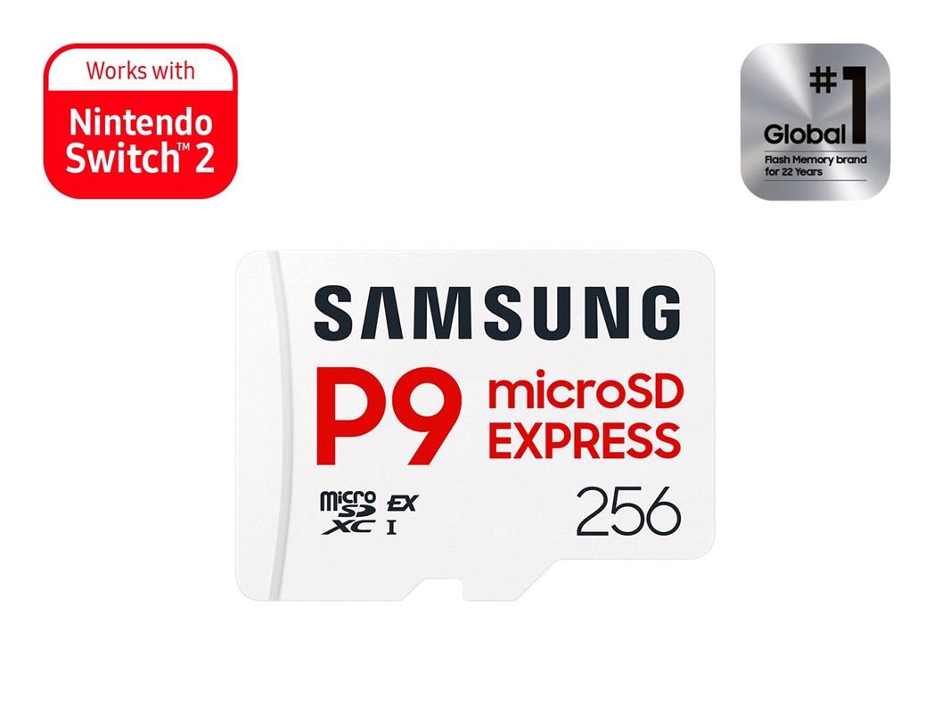 Samsung Micro SD 256GB ExpressP9,up to 800MB/s,works with Nintendo Switch 2