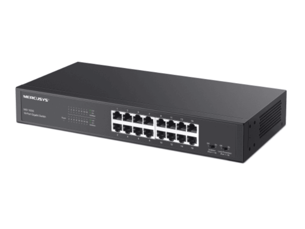 Mercusys MS116GS SwitchGigabit Desktop/Rackmount, 16Port