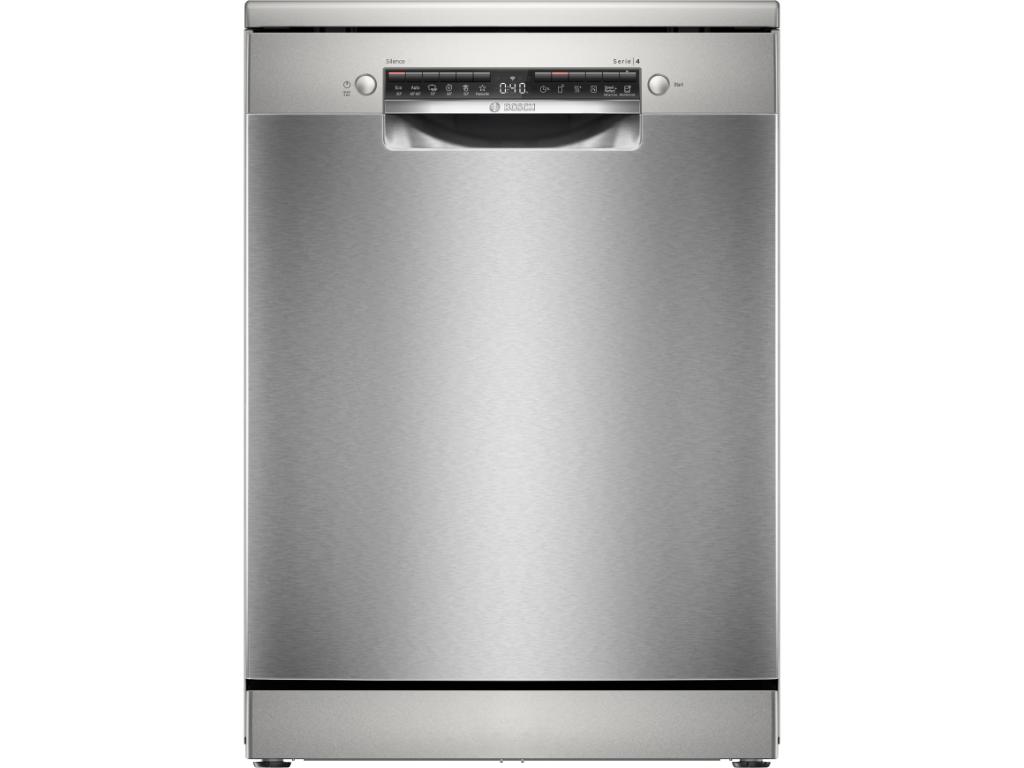 BOSCH perilica posuđa Serie 4|Brušeni Čelik ,C, 14 setova,9L,46dB, Escajg ladica, Old: SMS4HVI00E SMS4HVI14E