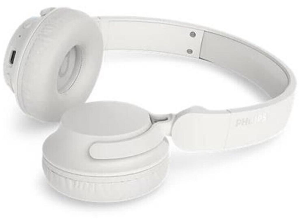 Philips TAH4000WT BT slusaliceDo 70 sati reprodukcije; bijelmikrofon; pogonske jedinice od 32 mm