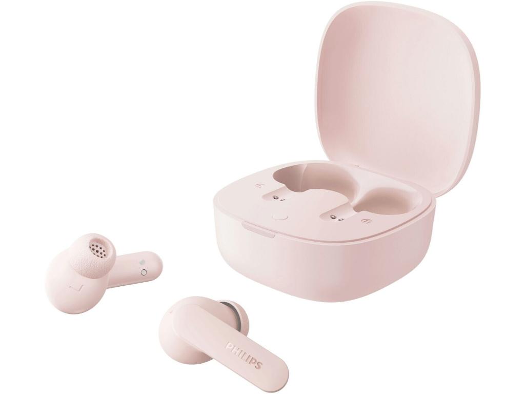 Philips TAT2100PK BT slušalicedo 36h baterija; BT 6.0; IPX4; 4 mikrofona; pogonske jedinice od 10 mm