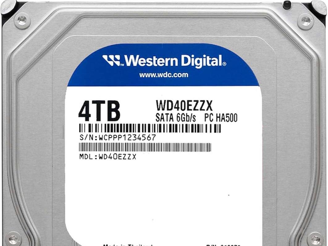 WD HDD 4TB SATA3 128MBBlue,5400RPM
