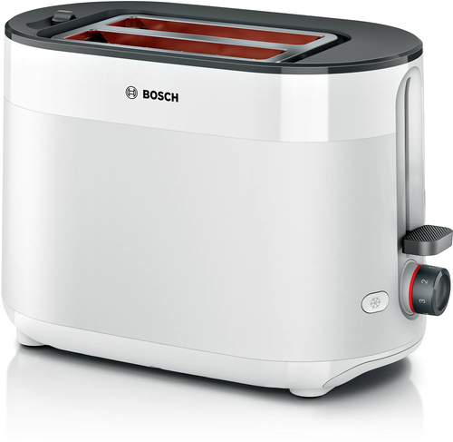 Toster BOSCH MyMoment TAT2M121, Bijela, Dvije kriške, Snaga  800-950 W