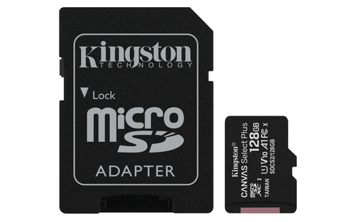 Memorijska kartica Kingston microSD 128GB Canvas Plus Class 10
