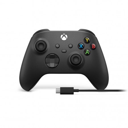 Kontroler za Xbox, PC, tablete Microsoft Xbox Series Controller Black + Cable for Windows USB-C
